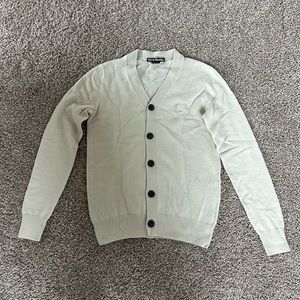 Acne Studios V-Neck Cardigan in Cream  XS